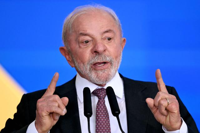 Brazil's President Luiz Inacio Lula da Silva speaks during a ceremony to sign a decree establishing Brazil's National Policy on Critical Minerals and Rare Earth Elements at the Planalto Palace in Brasilia on September 16, 2026. (Photo by Evaristo Sa / AFP)