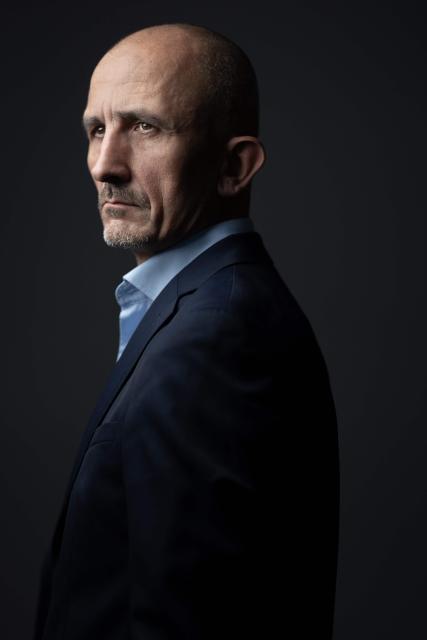 (FILES) Head of the Central Office for the Fight Against Organized Crime (OCLCO) Thibaut Fontaine, poses in his office in Nanterre on September 07, 2026. Heir to the famous "Brigades du Tigre" (Tiger Brigades), "l'Office central de lutte contre le crime organise" (the Central Office for the Fight against Organized Crime - OCLCO), which is celebrating its twentieth anniversary, is confronted with "high-spectrum" crime undergoing a "profound transformation" around the highly lucrative drug trade, explains its head, Thibaut Fontaine, in an interview with AFP. (Photo by Joel Saget / AFP)