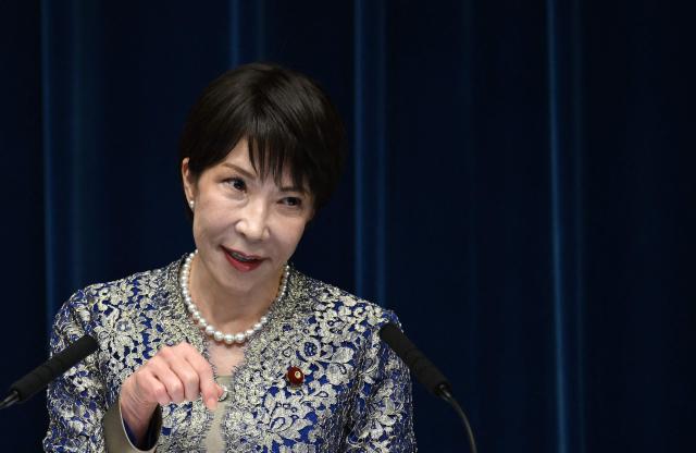 Japanese Prime Minister Sanae Takaichi holds a press conference after a cabinet reshuffle at the prime minister’s office in Tokyo on September 17, 2026. The cabinet reshuffle aimed at solidifying the ruling coalition and advancing a food tax cut despite concerns over how it will be financed. (Photo by Rie KIKUCHI / POOL / AFP)