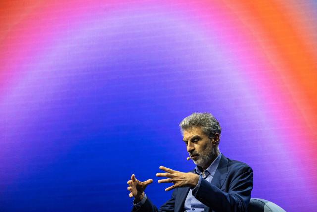 Canadian computer scientist Yoshua Bengio, co-President and Scientific Director of LawZero, and Founder and Scientific Advisor of Mila Institute speaks during day two of the "ALL IN 2026" conference at the Palais des Congres de Montreal in Montreal, Quebec, Canada, on September 17, 2026. "ALL IN" is Canada's largest artificial intelligence and technology event. (Photo by ANDREJ IVANOV / AFP)