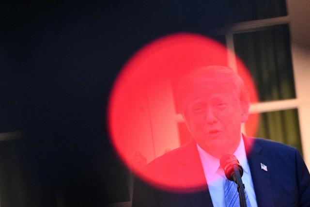 US President Donald Trump speaks during a Rose Garden dinner at the White House in Washington, DC, on September 17, 2026. (Photo by Mandel NGAN / AFP)
