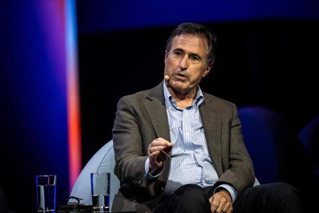 John Stackhouse, Senior Vice-President in the Office of the CEO at Royal Bank of Canada, speaks during day two of the "ALL IN 2026" conference at the Palais des Congres de Montreal in Montreal, Quebec, Canada, on September 17, 2026. "All In" is Canada's largest artificial intelligence and technology event. (Photo by ANDREJ IVANOV / AFP)