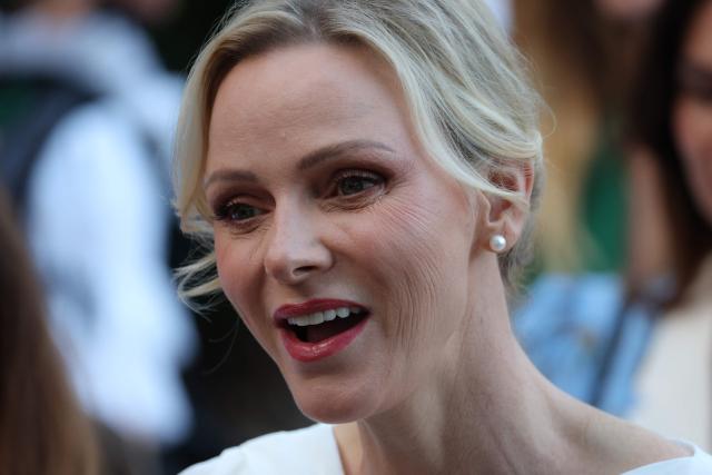 Princess Charlene of Monaco attends the traditional "Pique Nique Monegasque" (Picnic), in The Principality of Monaco on September 19, 2026. (Photo by Valery HACHE / AFP) / NO TABLOIDS WEB & PRINT, NO DAILY MAIL, NO DAILY MAIL GROUP, NO VOICI, NO CLOSER