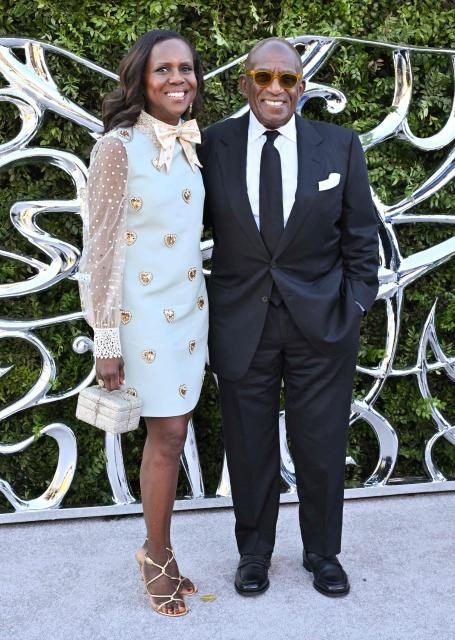 US journalists Deborah Roberts and and her husband Al Roker attend the Lucas Museum of Narrative Art opening night celebration in Los Angeles on September 19, 2026. (Photo by LISA O'CONNOR / AFP)