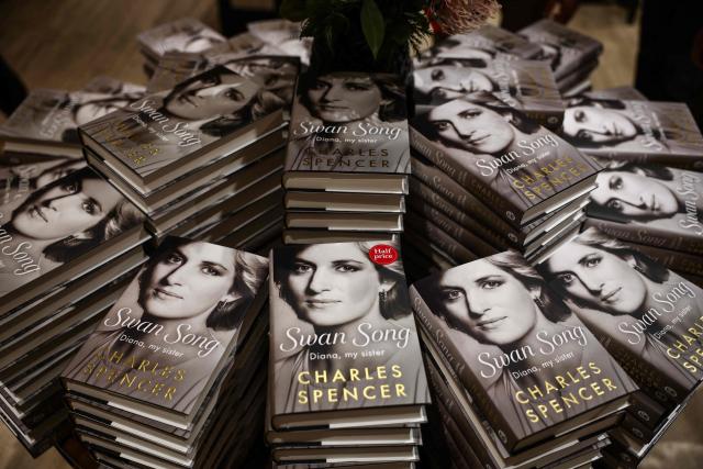 Copies of "Swan Song: Diana, My Sister", Charles Spencer's book about his late sister Princess Diana, are unboxed at a bookstore in central London on September 22, 2026. The book, reportedly packed with explosive revelations, was published on September 22 after searing extracts prompted a rare and sharp rebuttal from Britain's King Charles III. Almost three decades after Diana was killed in a car crash in Paris in 1997, people remain fascinated by her life and tragic death. (Photo by Henry NICHOLLS / AFP)