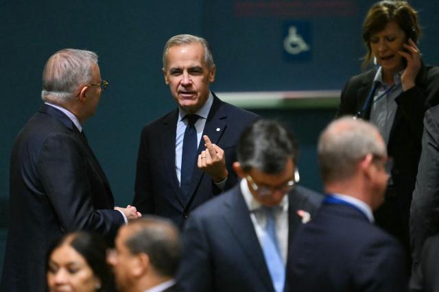 Canada’s Prime Minister Mark Carney attends the 81st United Nations General Assembly at the United Nations Headquarters in New York, on September 22, 2026. (Photo by ANGELA WEISS / AFP)