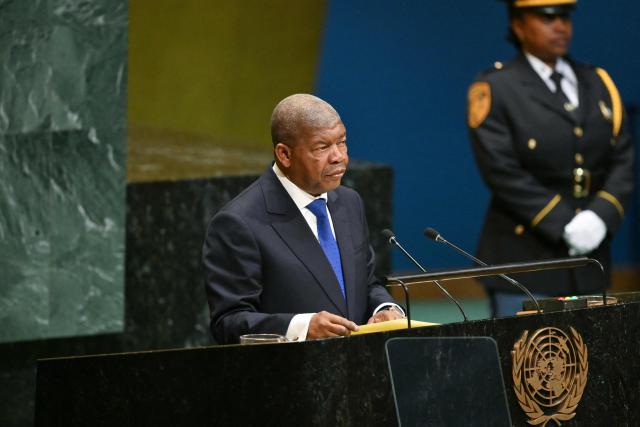 Angola's President Joao Lourenco during the 81st United Nations General Assembly at the United Nations Headquarters in New York, on September 22, 2026. (Photo by ANGELA WEISS / AFP)