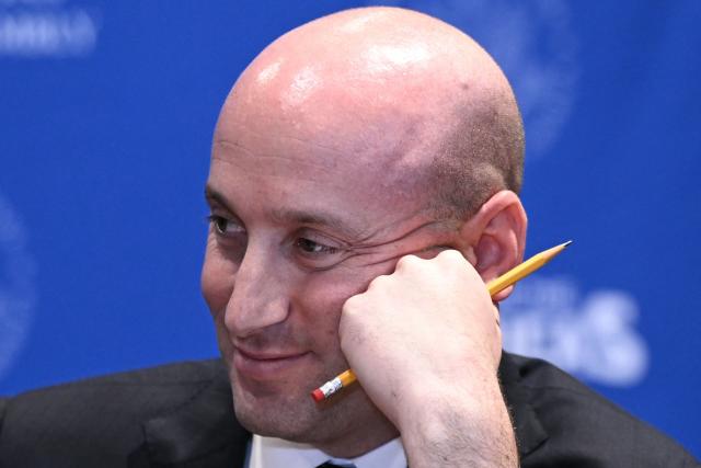 White House Deputy Chief of Staff Stephen Miller takes part in a meeting of the Shield of the Americas on the sidelines of the United Nations General Assembly in New York on September 22, 2026. (Photo by Brendan SMIALOWSKI / AFP)