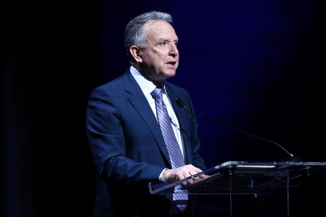 US Special Envoy Steve Witkoff speaks during a Board of Peace open session in New York on September 23, 2026. (Photo by CHARLY TRIBALLEAU / AFP)