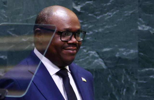 Rwanda’s Prime Minister Justin Nsengiyumva arrives to speak during the 81st United Nations General Assembly at the United Nations Headquarters in New York, on September 23, 2026. (Photo by Leonardo MUNOZ / AFP)