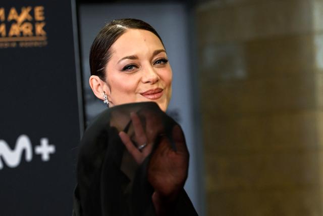 French actress Marion Cotillard poses on the red carpet to promote the film "Milo" (or "7h40 ce matin-la) during the 74th San Sebastian International Film Festival in the northern Spanish Basque city of San Sebastian on September 24, 2026. (Photo by ANDER GILLENEA / AFP)