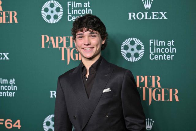 US singer/actor Roman Engel attends the premiere of "Paper Tiger" during opening night of the 64th New York Film Festival in New York on September 25, 2026. (Photo by ANGELA WEISS / AFP)