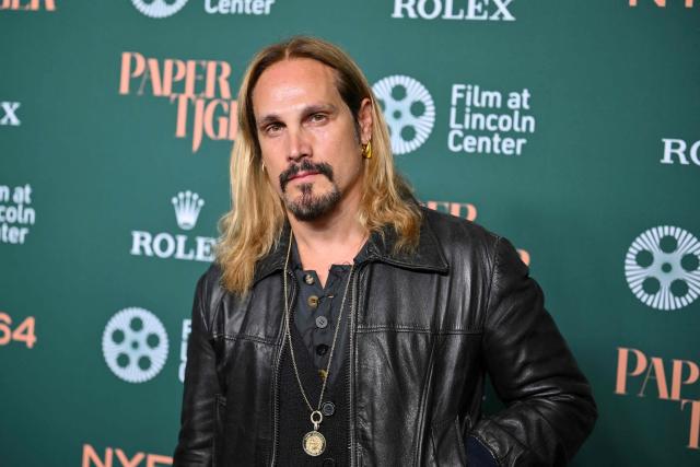 Italian artist Marco Perego-Saldana attends the premiere of "Paper Tiger" during opening night of the 64th New York Film Festival in New York on September 25, 2026. (Photo by ANGELA WEISS / AFP)