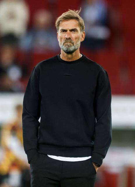 Germany's head coach Juergen Klopp looks on ahead the UEFA Nations League Group A2 between Germany and Greece in Augsburg, southern Germany on September 27, 2026. (Photo by Michaela STACHE / AFP) / ALTERNATIVE CROP