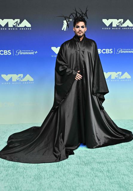 US singer Adam Lambert attends the MTV Video Music Awards at the Peacock Theater in Los Angeles, California on September 27, 2026. (Photo by LISA O'CONNOR / AFP)