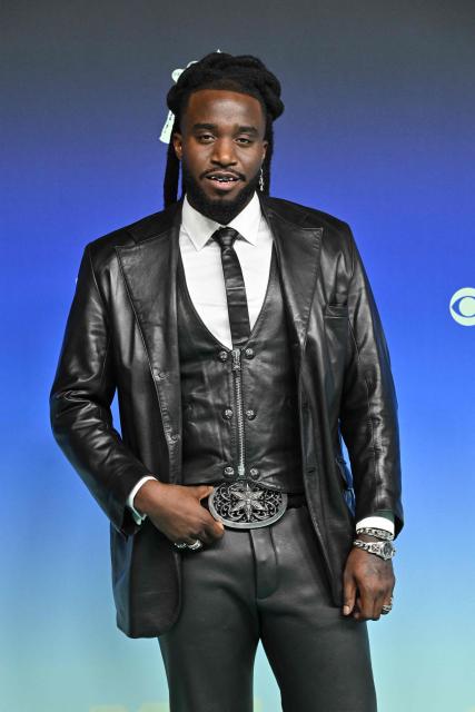 US singer Shaboozey attends the MTV Video Music Awards at the Peacock Theater in Los Angeles, California on September 27, 2026. (Photo by LISA O'CONNOR / AFP)