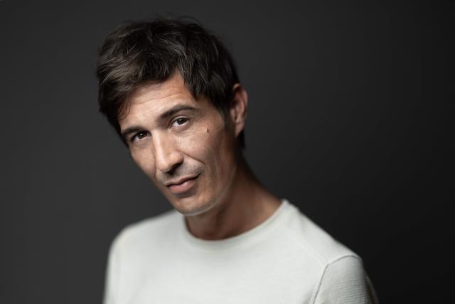 French writer David Lopez, poses during a photo session on the sidelines of the 28th "Les Correspondances" literature festival in Manosque, southeastern France on September 26, 2026. (Photo by JOEL SAGET / AFP)