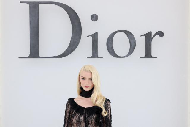 British-US actress Anya Taylor-Joy poses for a photocall ahead of the Christian Dior Women's Spring/Summer 2027 collection fashion show as part of the Paris Fashion Week, in Paris on September 29, 2026. (Photo by Xavier GALIANA / AFP)