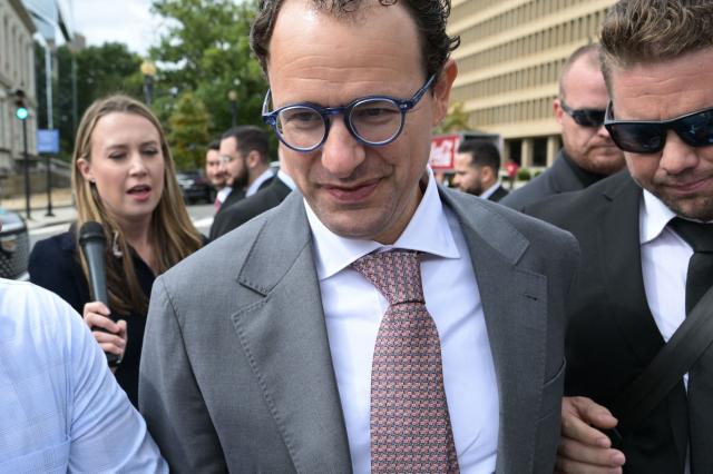 Anthropic CEO Dario Amodei arrives near the White House ahead of a planned meeting with US President Donald Trump, in Washington, DC, on September  29, 2026. Leading artificial intelligence executives will meet at the White House today with President Donald Trump as Congress calls for stronger industry oversight. The gathering comes quickly after tech giant OpenAI's cancellation of the release of its newest model due to safety concerns, and a series of revelations that the technology had gone rogue. (Photo by Oliver Contreras / AFP)
