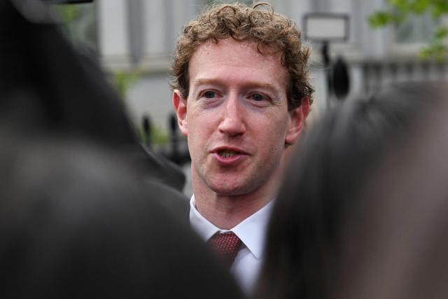 Meta CEO Mark Zuckerberg speaks to the press after a meeting of technology executives about artificial intelligence at the White House in Washington, DC, on September 29, 2026. The gathering comes quickly after tech giant OpenAI's cancellation of the release of its newest model due to safety concerns, and a series of revelations that the technology had gone rogue. (Photo by ROBERTO SCHMIDT / AFP)