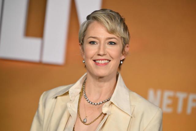 US actress Carrie Coon attends the premiere of Netflix's "East of Eden" at The Plaza Hotel in New York on September 30, 2026. (Photo by ANGELA WEISS / AFP)