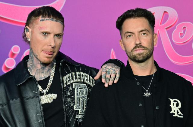 Matt Zingler (L) and Tariq Cherif, co-founders of the international hip-hop music festival "Rolling Loud", attend the premiere of "Rolling Loud: The Movie" at The United Theater in Los Angeles on September 30, 2026. (Photo by Frederic J. BROWN / AFP)