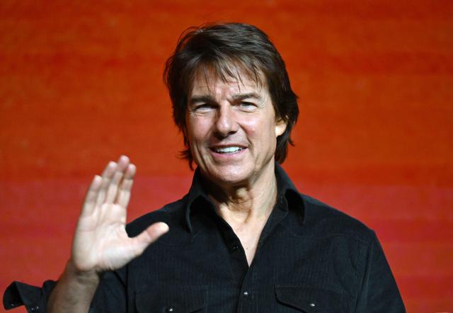 American actor Tom Cruise attends a press conference for the film "Digger" in Seoul on October 1, 2026. (Photo by Jung Yeon-je / AFP)