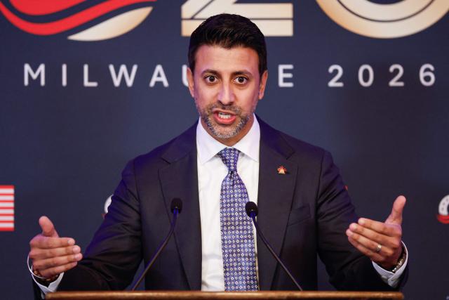 Maninder Sidhu, Minister of International Trade of Canada, speaks during the second day of the G20 Trade Ministerial Conference in Milwaukee, Wisconsin on October 1, 2026. (Photo by KAMIL KRZACZYNSKI / AFP)