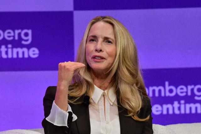 US' Founder Of Emerson collective Laurene Powell-Jobs speaks during the Bloomberg Screentime 2026 conference in Los Angeles, California, on October 1, 2026. (Photo by Frederic J. Brown / AFP)