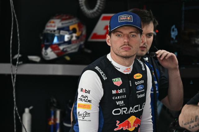 Red Bull Racing's Dutch driver Max Verstappen attends the first practice session ahead of the Formula One Bahrain Grand Prix in Sepang on October 2, 2026. (Photo by Lillian SUWANRUMPHA / AFP)