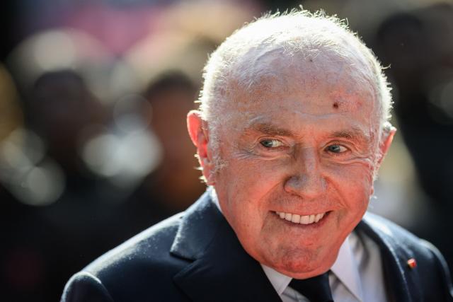 Founder of French fashion and luxury conglomerate Kering and owner of Stade Rennais football club Francois-Henri Pinault looks on as he attends the inauguration of the club's new training centre in Rennes, western France, on October 2, 2026. (Photo by Loic VENANCE / AFP)
