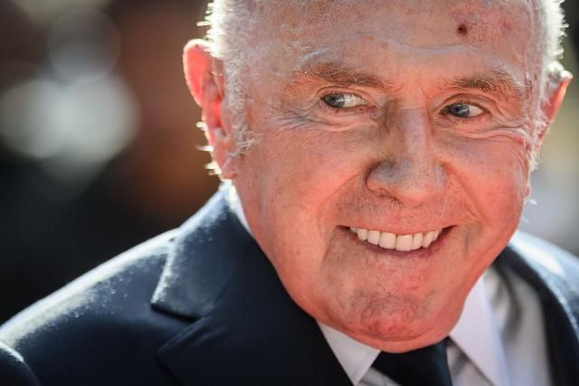 Founder of French fashion and luxury conglomerate Kering and owner of Stade Rennais football club Francois-Henri Pinault looks on as he attends the inauguration of the club's new training centre in Rennes, western France, on October 2, 2026. (Photo by Loic VENANCE / AFP)