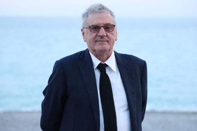 French actor Daniel Auteuil poses during a photocall for the film "La troisieme nuit" as part of the 8th edition of the Cineroman film festival in Nice, south-eastern France, on October 2, 2026. (Photo by Valery HACHE / AFP)