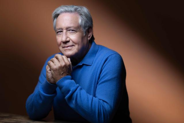 Former radio and television host Patrick Sabatier poses during a photo session in Paris on October 2, 2026. (Photo by Joel Saget / AFP)