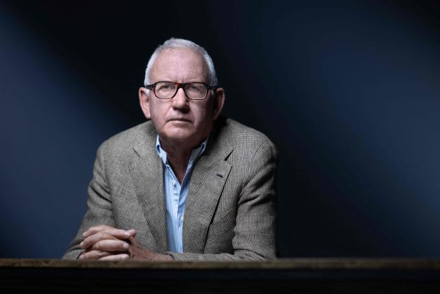 British historian and academic Julian Jackson poses during a photo session in Paris on October 6, 2026. (Photo by Joel Saget / AFP)