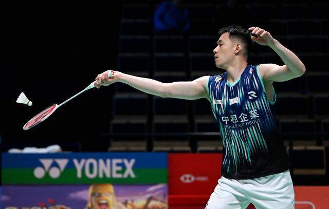 Chi Yu Jen of Taiwan in action during the badminton Clash of Clans Arctic Open 2026 tournament in Vantaa, Finland, on October 7, 2026. (Photo by Antti Aimo-Koivisto / Lehtikuva / AFP) / Finland OUT
