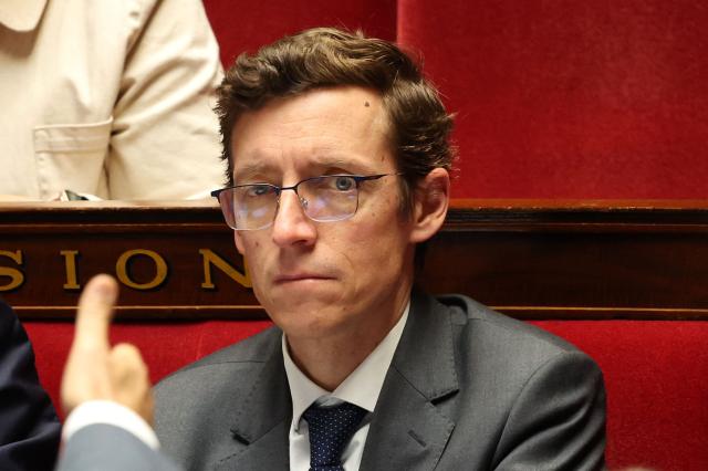 France's Education Minister Edouard Geffray attends the weekly Questions to the Government session at the French National Assembly in Paris on October 7, 2026.  (Photo by MEHDI FEDOUACH / AFP)