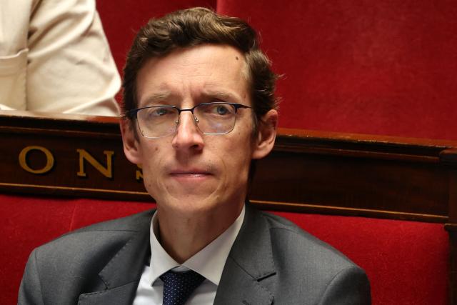 France's Education Minister Edouard Geffray attends the weekly Questions to the Government session at the French National Assembly in Paris on October 7, 2026.  (Photo by MEHDI FEDOUACH / AFP)