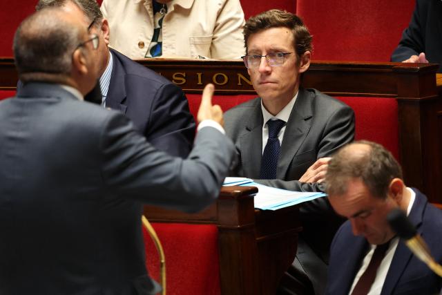 France's Education Minister Edouard Geffray attends the weekly Questions to the Government session at the French National Assembly in Paris on October 7, 2026.  (Photo by MEHDI FEDOUACH / AFP)