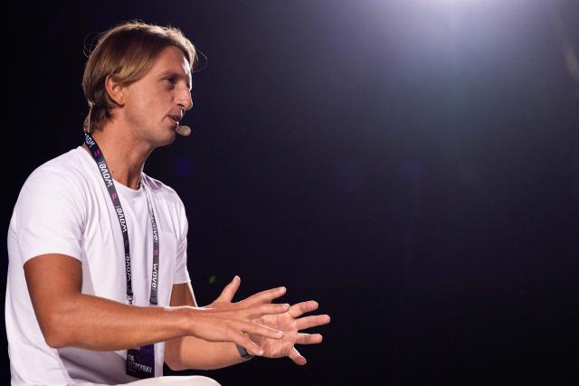 Nik Storonsky Founder and CEO, Revolut speaks on stage during the Wave by Vento 2026, at OGR Officine Grandi Riparazioni, in Turin, northern Italy, on October 9, 2026. Wave (formerly Italian Tech Week), one of the most important tech conferences in Europe, brings together more than 15,000 people every year to discuss the latest developments in AI, space,climate, mobility, and health. (Photo by Marco Bertorello / AFP)