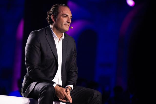 CEO of Stellantis Antonio Filosa looks on during the Wave by Vento 2026, at OGR Officine Grandi Riparazioni, in Turin, northern Italy, on October 9, 2026. Wave (formerly Italian Tech Week), one of the most important tech conferences in Europe, brings together more than 15,000 people every year to discuss the latest developments in AI, space,climate, mobility, and health. (Photo by Marco Bertorello / AFP)