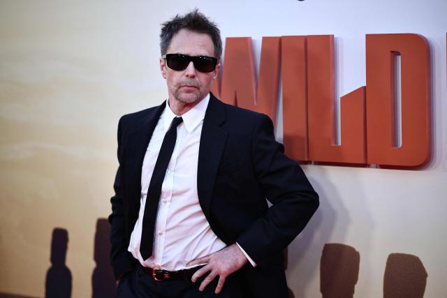 US actor Sam Rockwell poses on the red carpet upon arrival to attend the gala screening of the film "Wild Horse Nine" at the Royal Festival Hall in London, October 9, 2026, during the BFI London Film Festival. (Photo by Henry NICHOLLS / AFP)