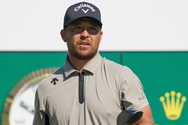 USA's Xander Schauffele looks on during the final round of the PGA Tour Baycurrent Classic golf tournament in Yokohama on October 11, 2026. (Photo by CHRISTOPHER JUE / AFP)