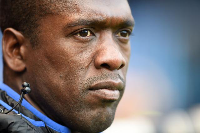 (FILES) Deportivo La Coruna's Dutch coach Clarence Seedorf attends the Spanish league football match between Deportivo Coruna and FC Barcelona at the Riazor stadium in Coruna on April 29, 2018. Brazilian club Corinthians announced on October 11, 2026, the arrival of former Netherlands midfielder Clarence Seedorf as coach until the end of 2027 as they attempt to avoid relegation. (Photo by MIGUEL RIOPA / AFP)
