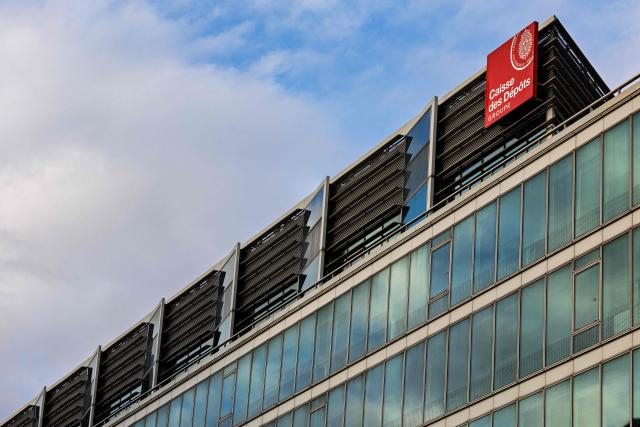 This photograph shows the Caisse des Depots (CDC) building in Paris on October 11, 2026. (Photo by JOEL SAGET / AFP)