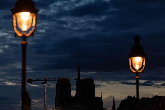 This photograph shows a view of Notre-Dame Cathedral in Paris on october 11, 2026. (Photo by JOEL SAGET / AFP)