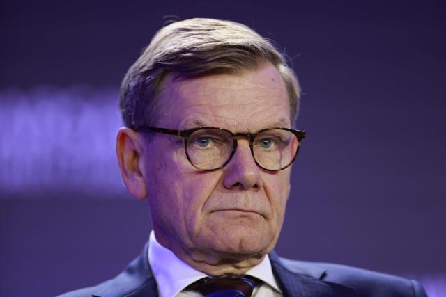 German Foreign Minister Johann Wadephul attends a panel discussion during the Warsaw Security Forum in Warsaw, Poland on October 13, 2026. (Photo by Wojtek RADWANSKI / AFP)