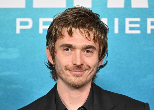 US actor Austin Abrams attends the world premiere of 20th Century Studios' film "Whalefall" at El Capitan Theatre in Hollywood, California, on October 13, 2026. (Photo by Katie FLORES / AFP)