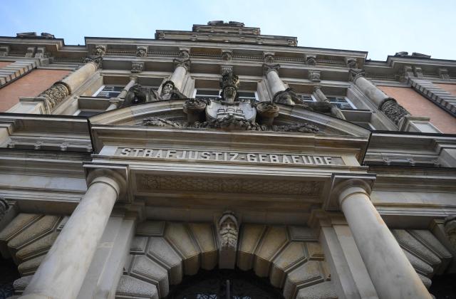 The facade of the Criminal Justice building is pictured ahead the beginning of the trial against Ukrainian national Serhii K, a former army officer accused of the Nord Stream gas pipeline bombing around four years ago, at the Higher Regional Court in Hamburg, northern Germany on October 14, 2026. According to the indictment filed by the Federal Public Prosecutors Office, Serhii K, who was arrested last year while on vacation in Italy, is alleged to have planned the act together with other members of the Ukrainian military. In addition, the defendant is said to have led the team that blew up the natural gas pipelines under the Baltic Sea at the end of September 2022. The pipelines were used to transport Russian natural gas to Germany. According to the indictment, the attack was carried out on behalf of Ukrainian state authorities; the background was the Russian war of aggression against Ukraine, which began in early 2022. The Ukrainian government denies any official involvement. (Photo by Gregor Fischer / AFP)
