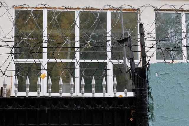 A photograph taken on October 14, 2026 shows Moscow's high-security Lefortovo prison, used to jail those being investigated by the FSB security services. Tokyo said on October 14, 2026 it had urged Moscow to ensure "fair and impartial treatment" of a Japanese journalist who was arrested by Russia on suspicion of espionage. Moscow accused the man -- Yuki Imai, a reporter with the Hokkaido Shimbun newspaper -- of working for Japanese intelligence to collect information about Russia's defensive capabilities on the Far East island of Sakhalin. (Photo by TATYANA MAKEYEVA / AFP)